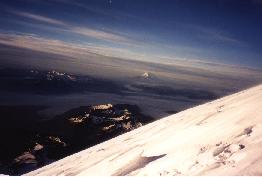 Mt. Adams as seen from 4000m