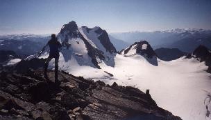 Matier as seen from the summit of Joffre