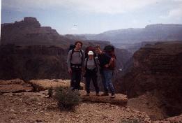 hiking out along the South Kaibab trail