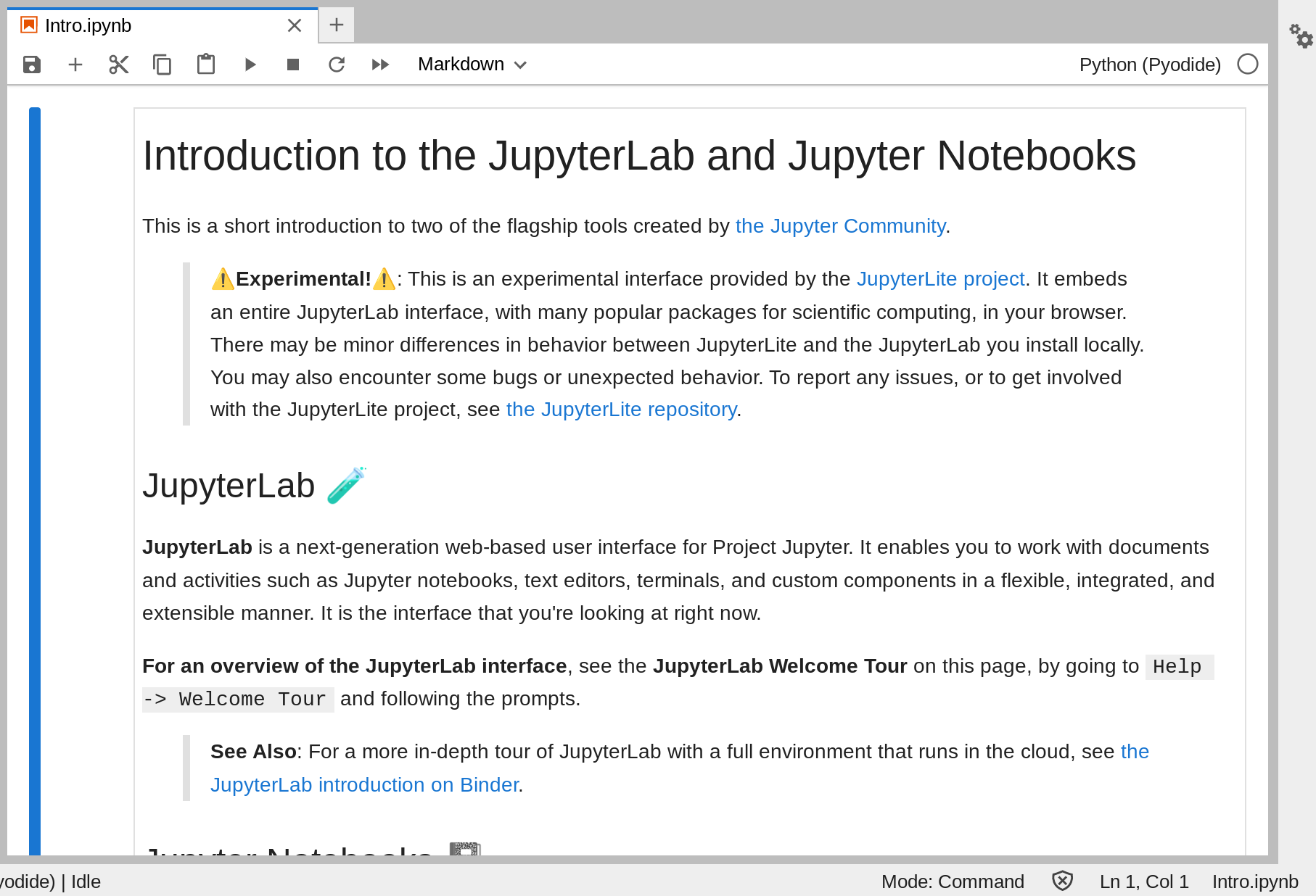 An introduction to Jupyter.